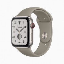 Apple Watch Series 5 بوصة: تيتانيوم مصقول