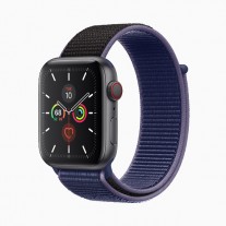 Apple Watch Series 5 بوصة: ألومنيوم باللون الرمادي الفلكي