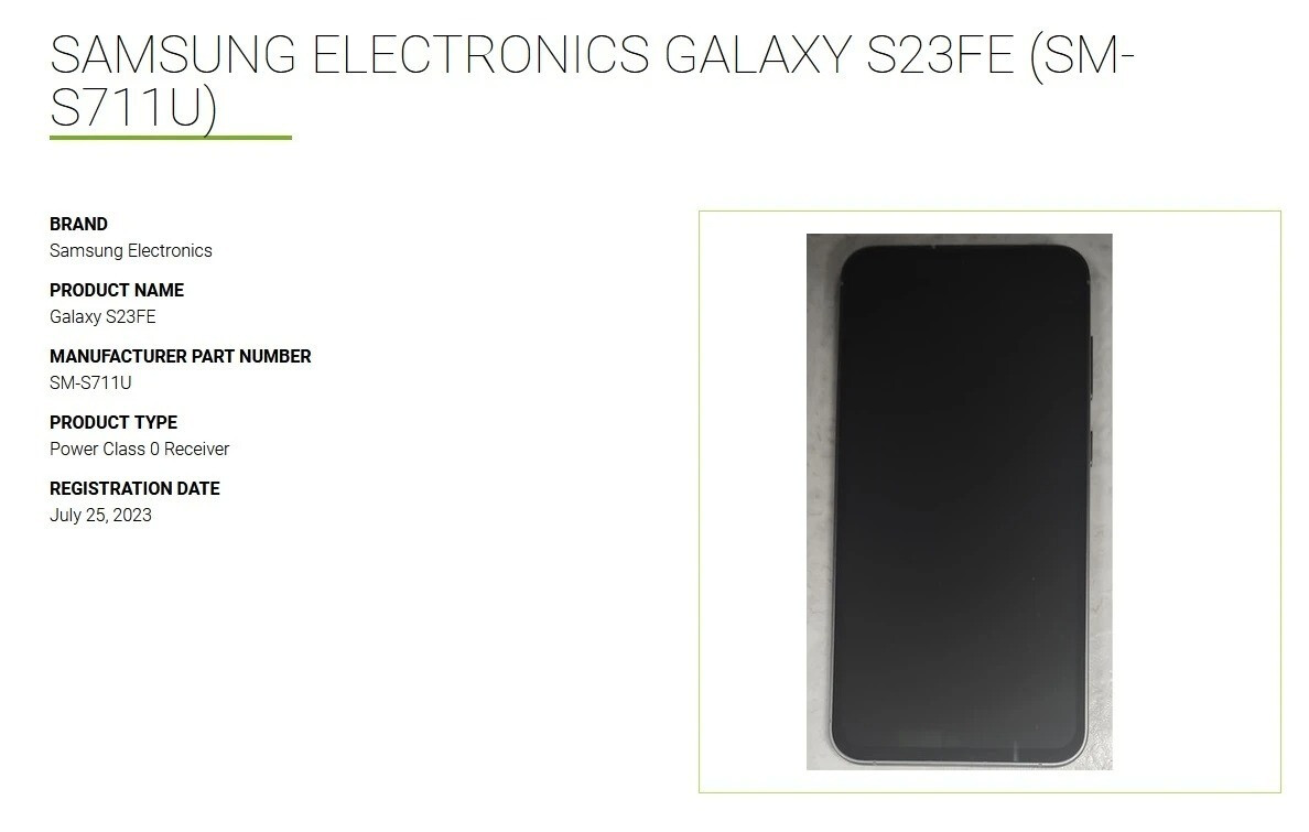 صورة حية لهاتف Galaxy S23 FE.  - معاينة Samsung Galaxy S23 FE: يعود إصدار Fan Edition!