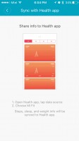 السماح لتطبيق Health باستخدام بيانات النطاق - مراجعة Xiaomi Mi Band 2