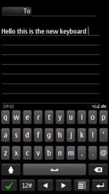 لوحة المفاتيح العمودية: Symbian Anna