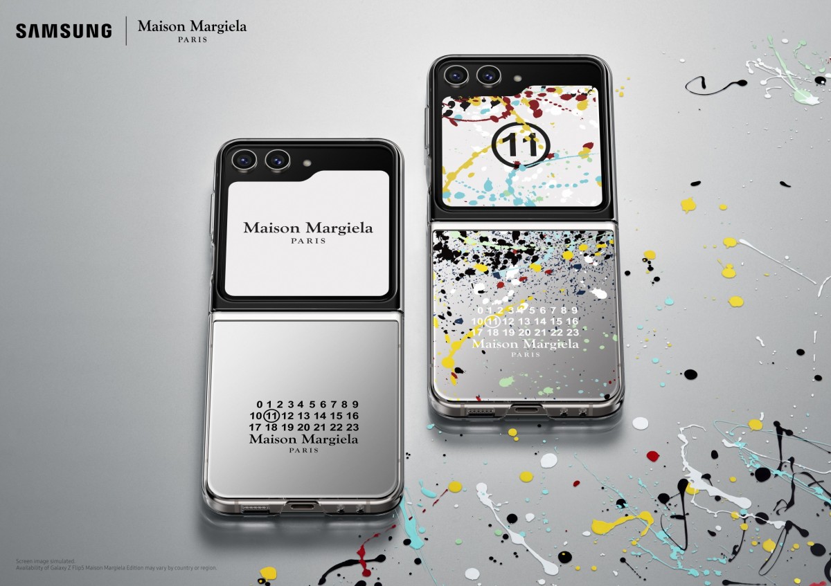 تم الكشف عن هاتف Samsung Galaxy Z Flip5 Maison Margiela Edition