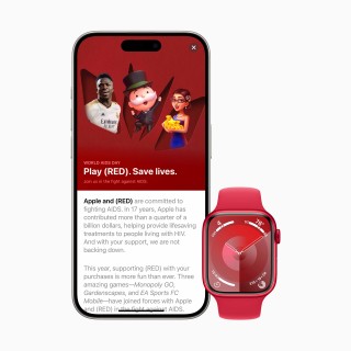 Apple Watch Series 9 (المنتج) باللون الأحمر