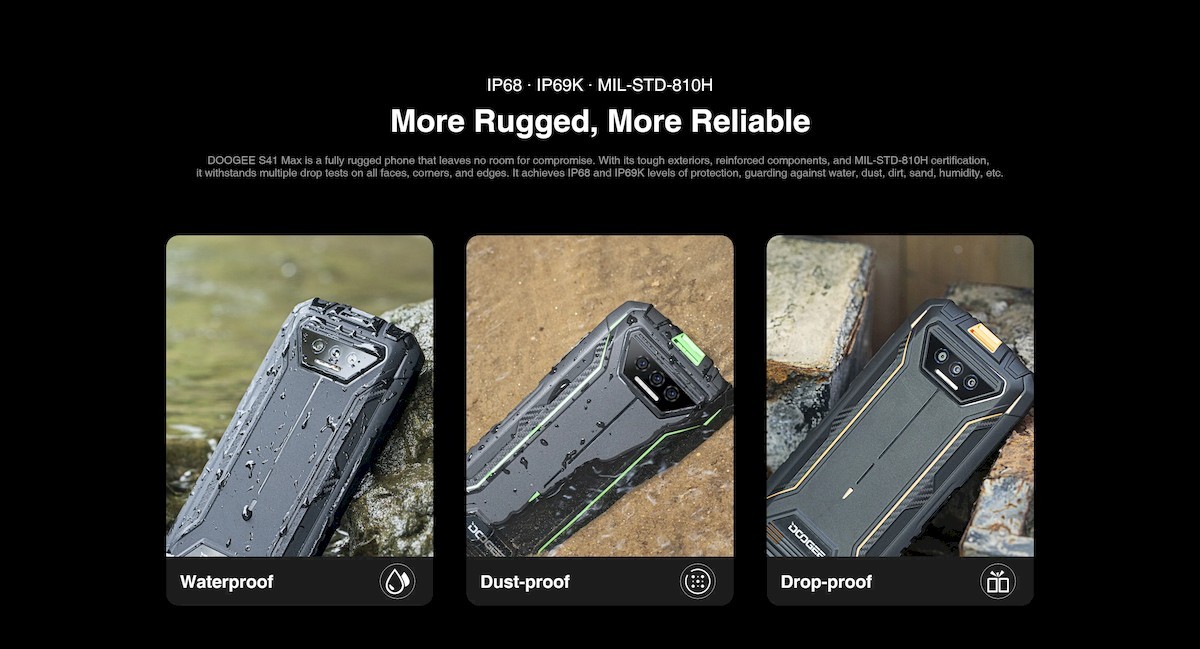 يتم إطلاق Doogee S41 Max وS41 Plus بمظهر خارجي متين وزر قابل للتخصيص