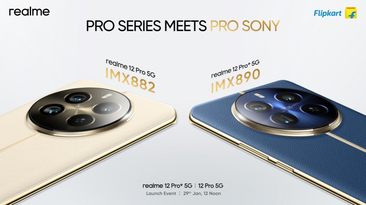 سيحتوي Realme 12 Pro على مستشعر كاميرا Sony IMX882 جديد ومجموعة شرائح Snapdragon 6 Gen 1