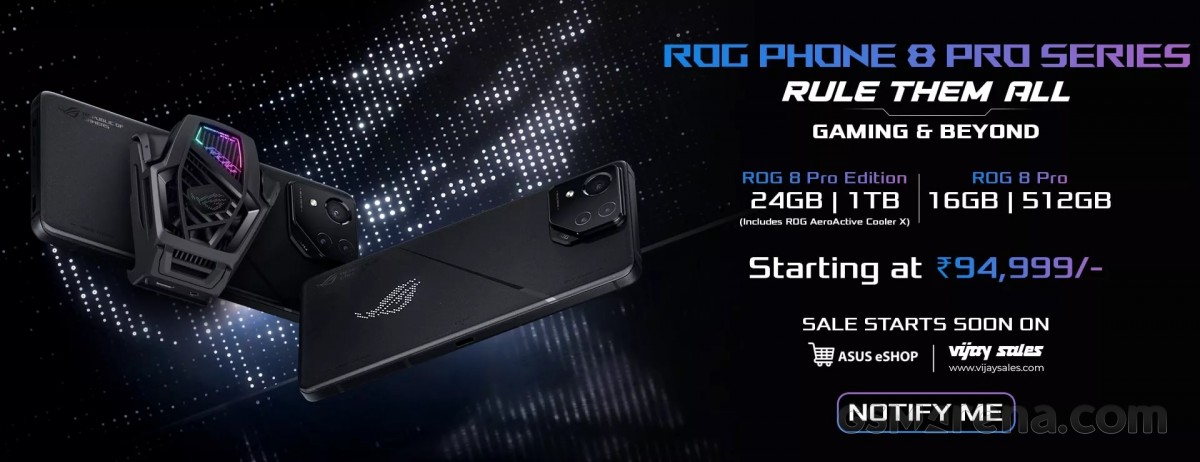 تم الكشف عن سعر Asus ROG Phone 8 Pro في الهند