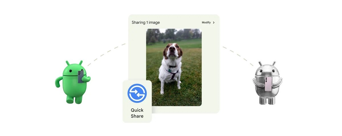 جوجل تعلن عن نظام Quick Share الموحد لنظام أندرويد والذي تم تطويره بالشراكة مع سامسونج