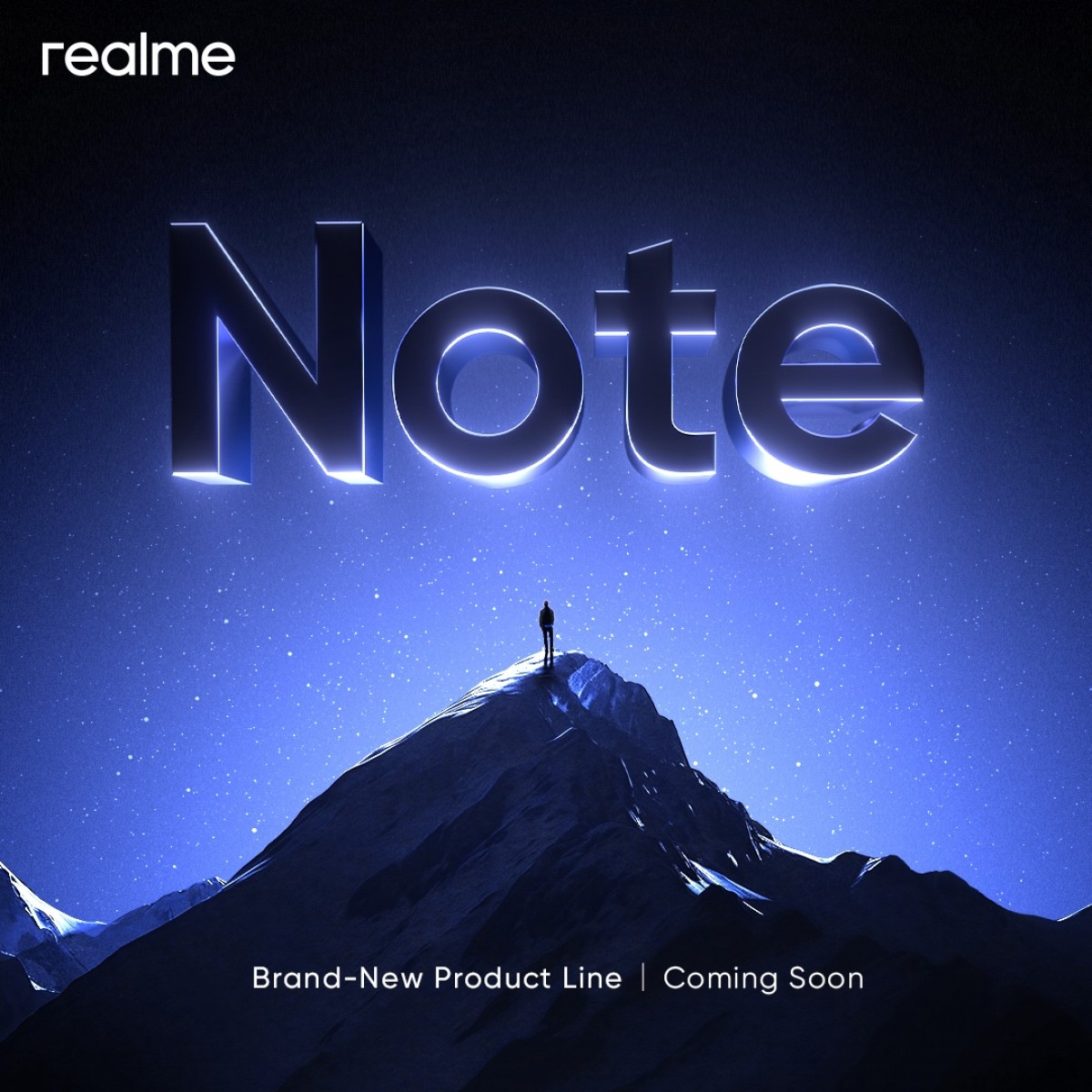 ستقدم Realme خط إنتاج Note قريبًا، وسيأتي Note 1 مزودًا بكاميرا بدقة 108 ميجابكسل