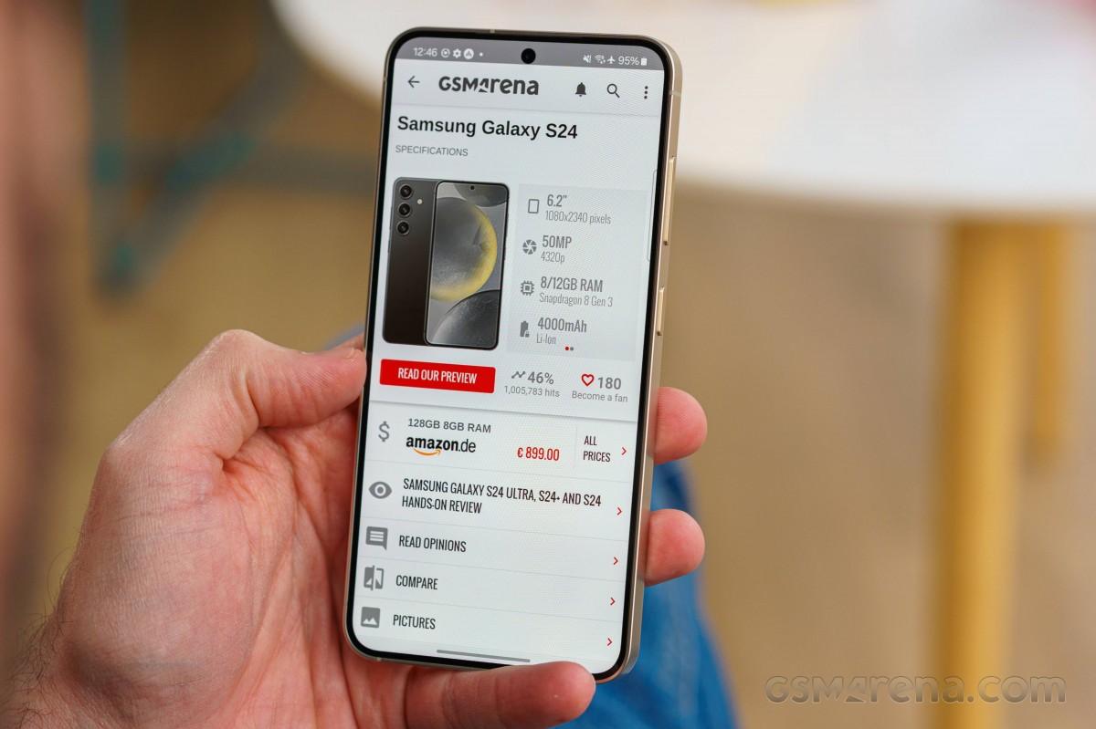 يؤدي تفكيك Samsung Galaxy S24 إلى درجة إصلاح 9/10