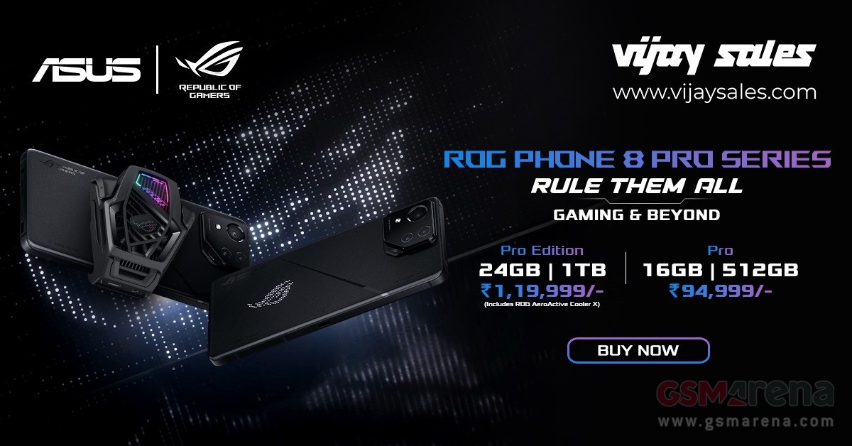 يتم طرح Asus ROG Phone 8 Pro للبيع في الهند