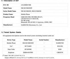 Samsung Galaxy M15 5G (SM-M156B) على لجنة الاتصالات الفيدرالية (FCC).