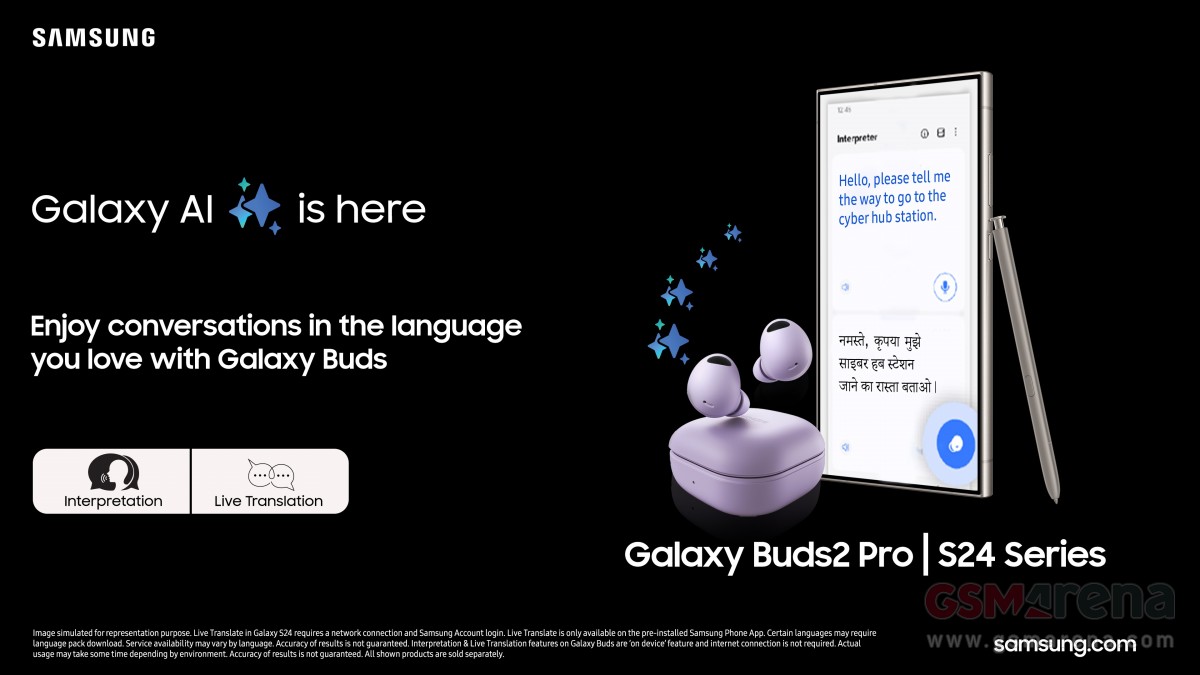 تأتي ميزات Galaxy AI من سامسونج إلى Galaxy Buds2 Pro وBuds2 وBuds FE